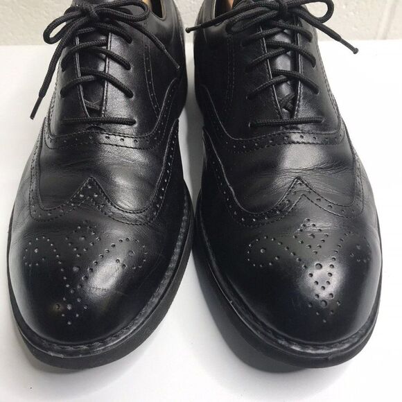 DresSports by Rockports Vibram Men's Black Lace Oxford Leather Dress Shoes 9.5XW - Picture 5 of 12